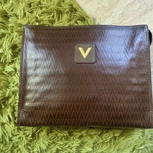 VALENTINO Vintage Brown Clutch Bag